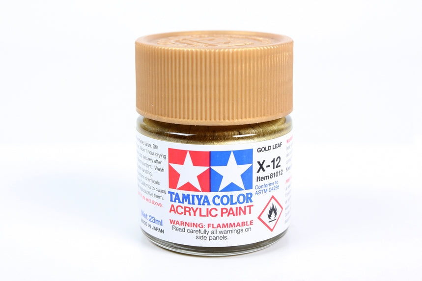 TAMIYA ACRILICO X-12 GOLD LEAF
