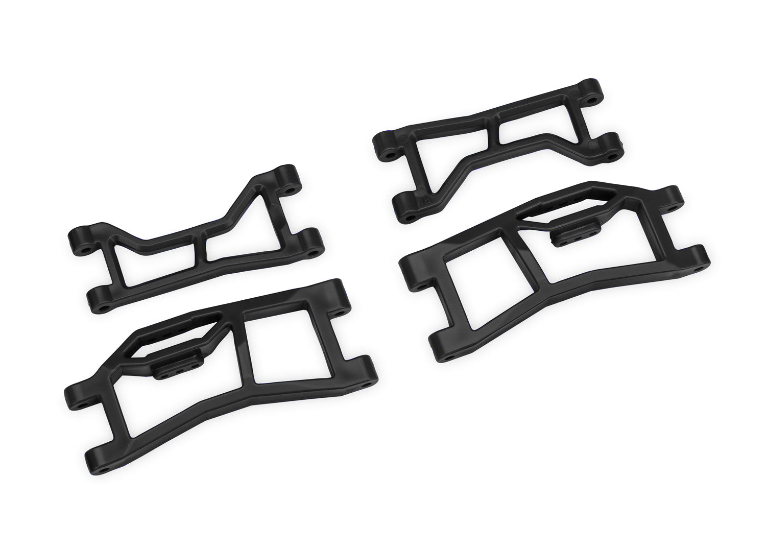 TRAXXAS Black WideMaxx Rear Upper & Lower HD Suspension Arms