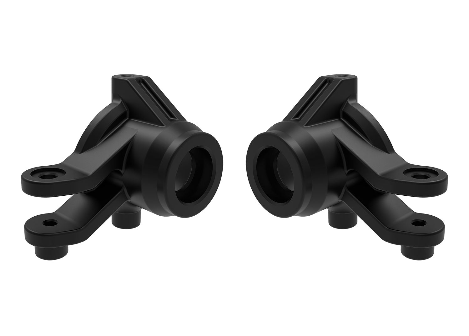 TRAXXAS Black Steering Blocks (L&R)