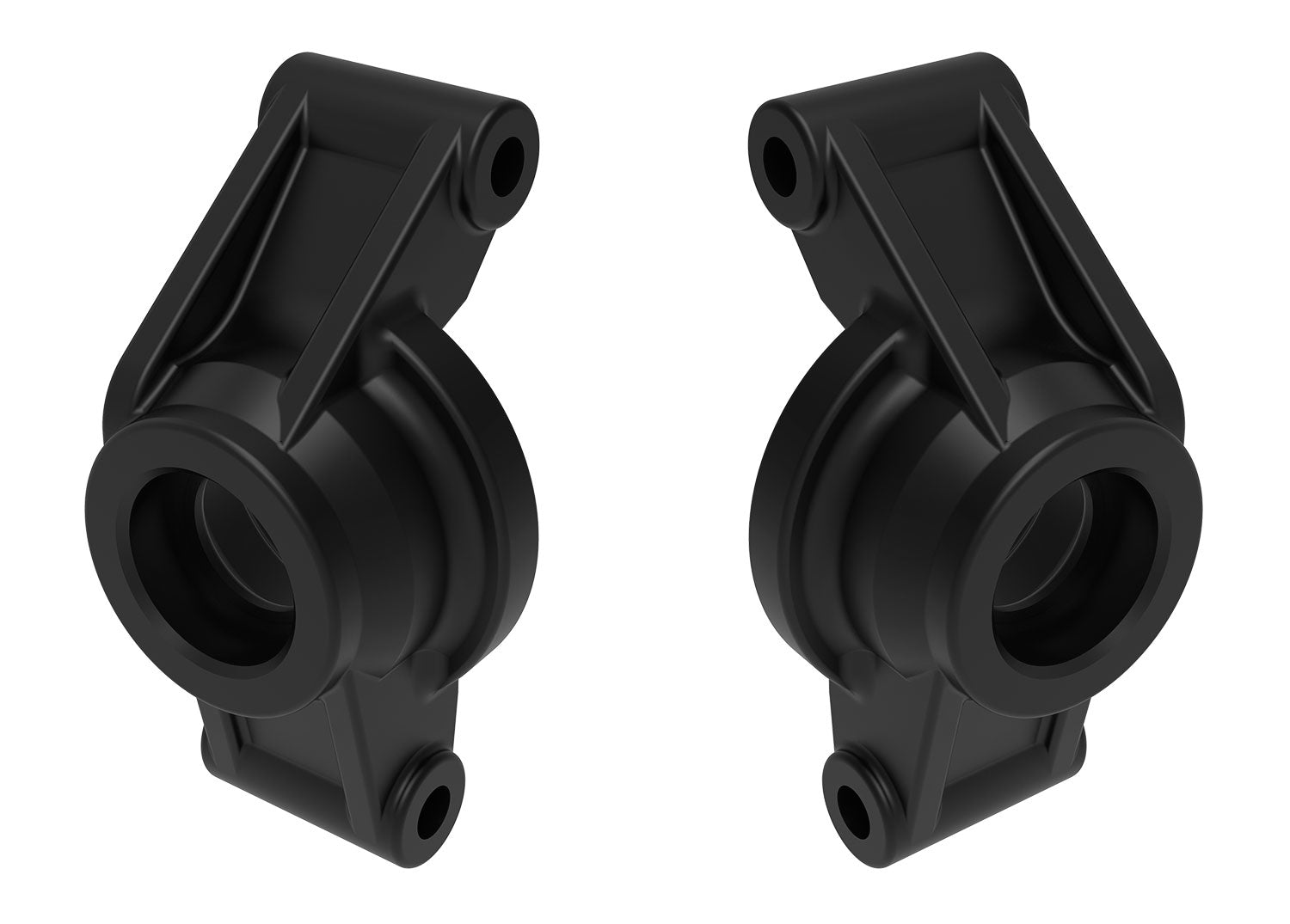 TRAXXAS Black Stub Axle Carriers (L&R)