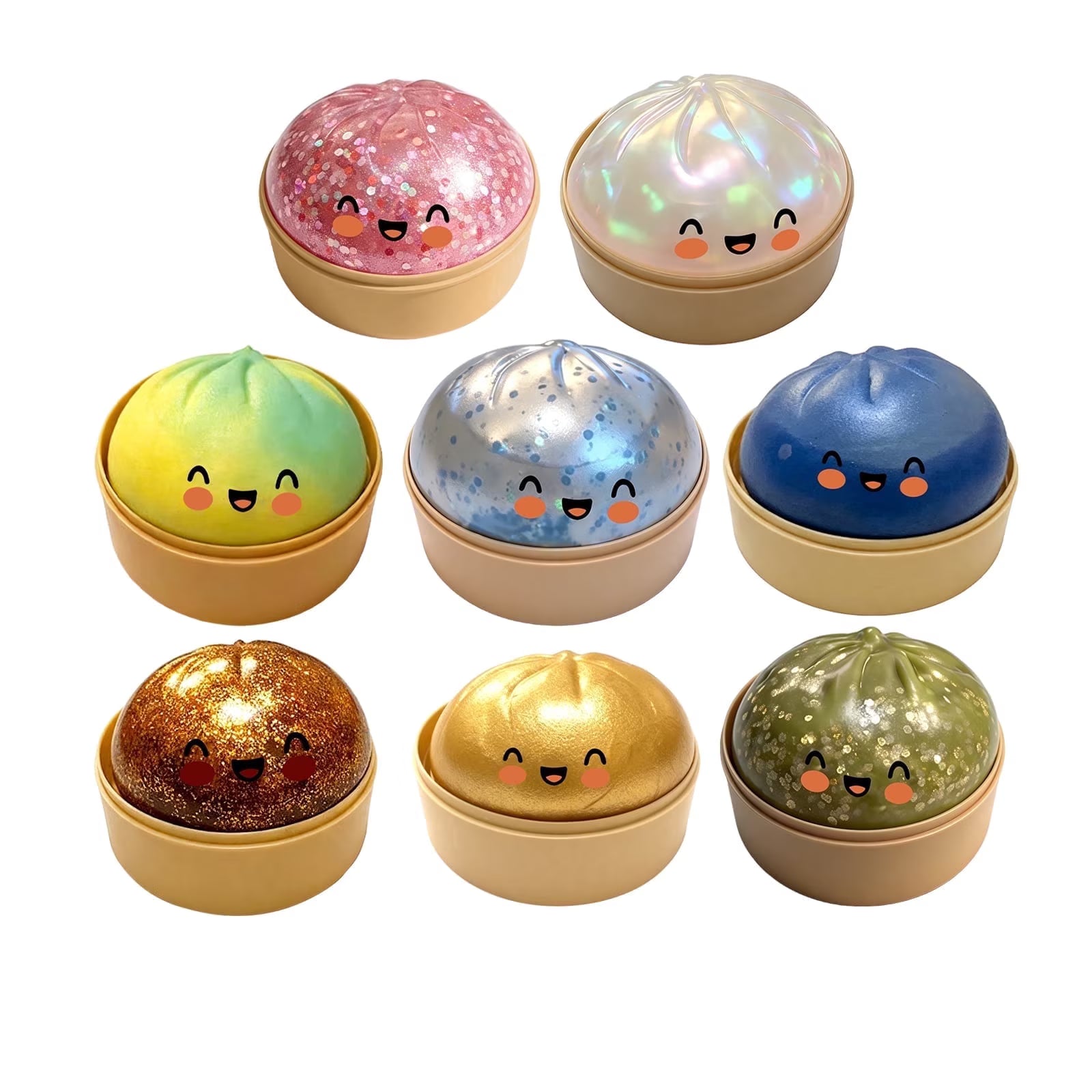 SQUISHY DUMPLIG Glitter edition