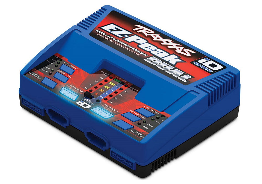 TRAXXAS 2972 EZ-Peak 8- Amp 3s Dual Multi-Chemistry Charger