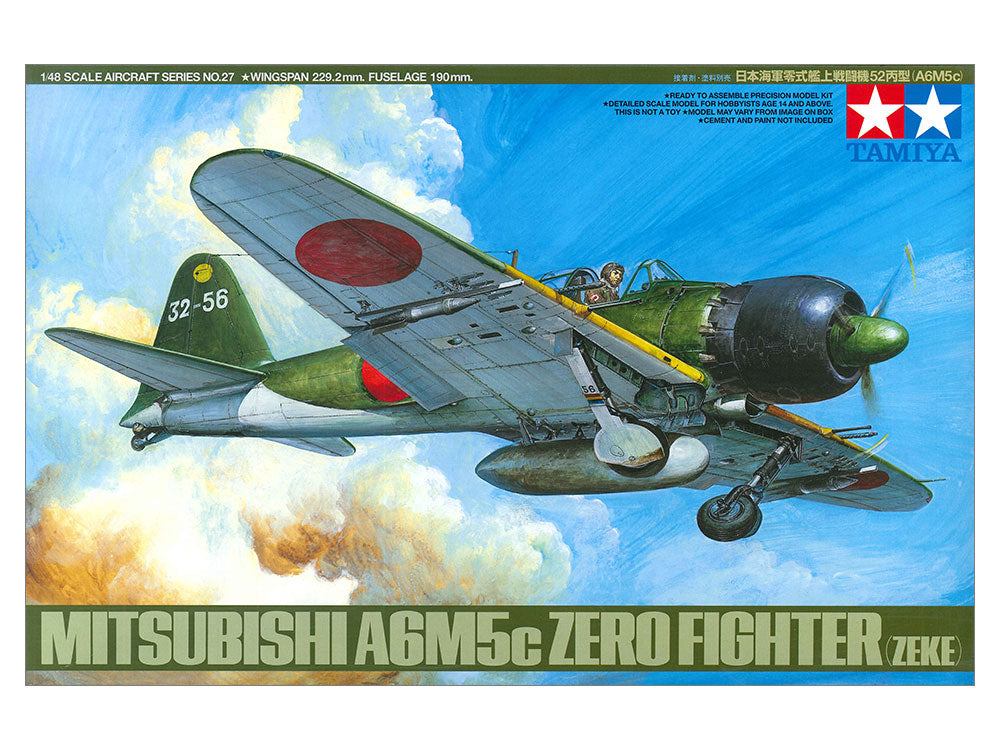 Tamiya 1/48 A6M5C Type 52 Zero Fighter