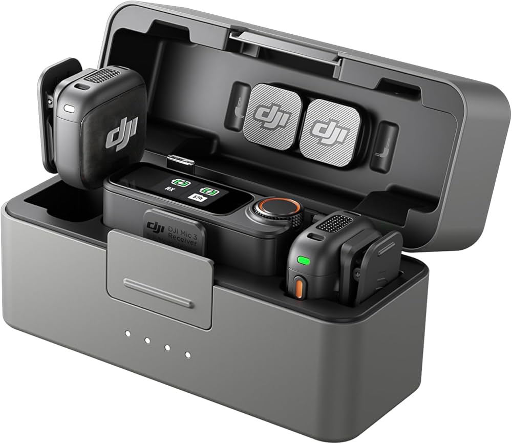 DJI MIC 3 2 TX + 1 RX + CHARGING CASE