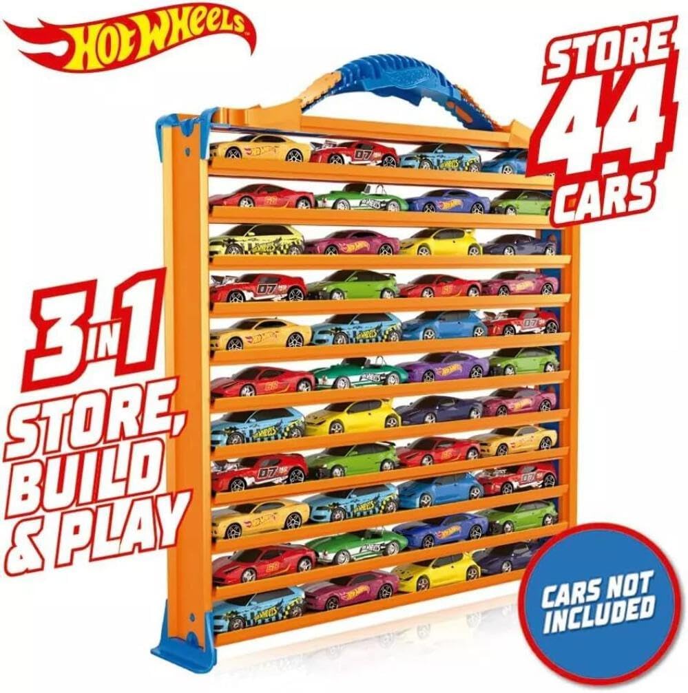 HOTWHEELS Car Case Rack & Track