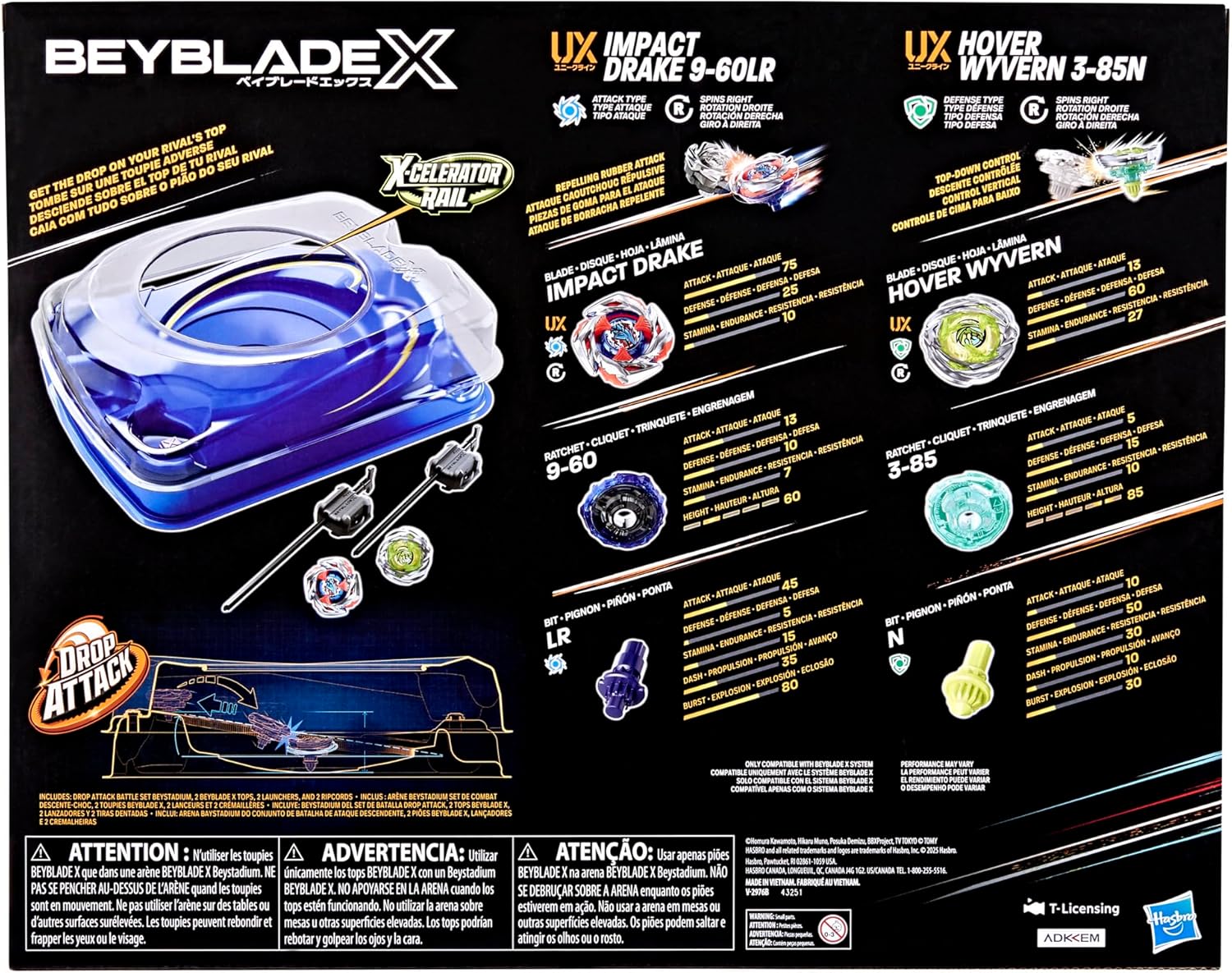 BEY BLADE Drop Attack Battle Set