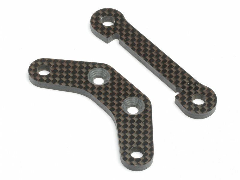 87402 Front Arm Brace Set Woven Graphite