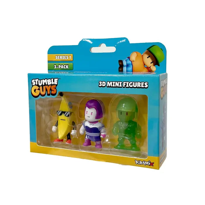 STUMBLE GUYS 3D Figures - window box 3 pcs
