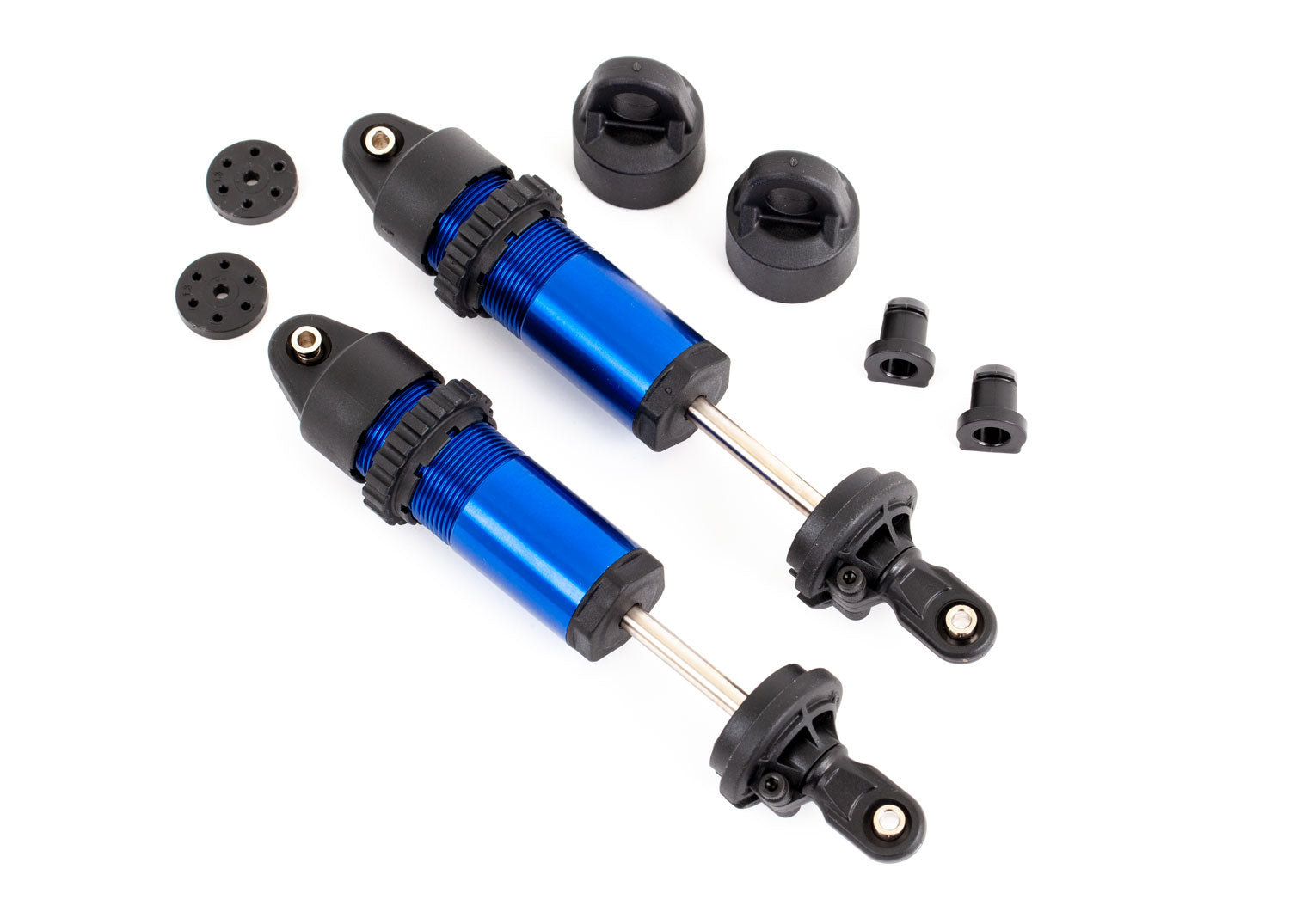 TRAXXAS Blue Aluminum GT-Maxx Shocks (2)