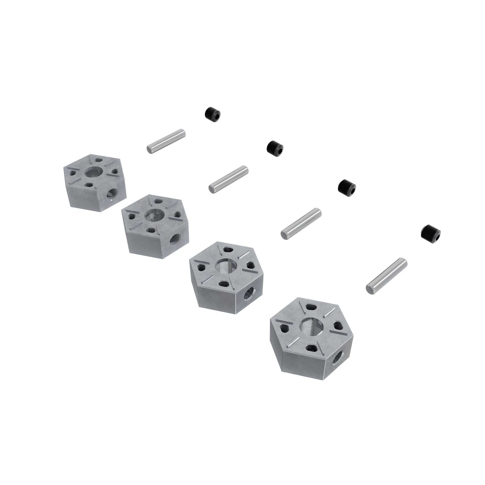 ARRMA 12mm Wheel Hex set (Aluminum) 4pcs