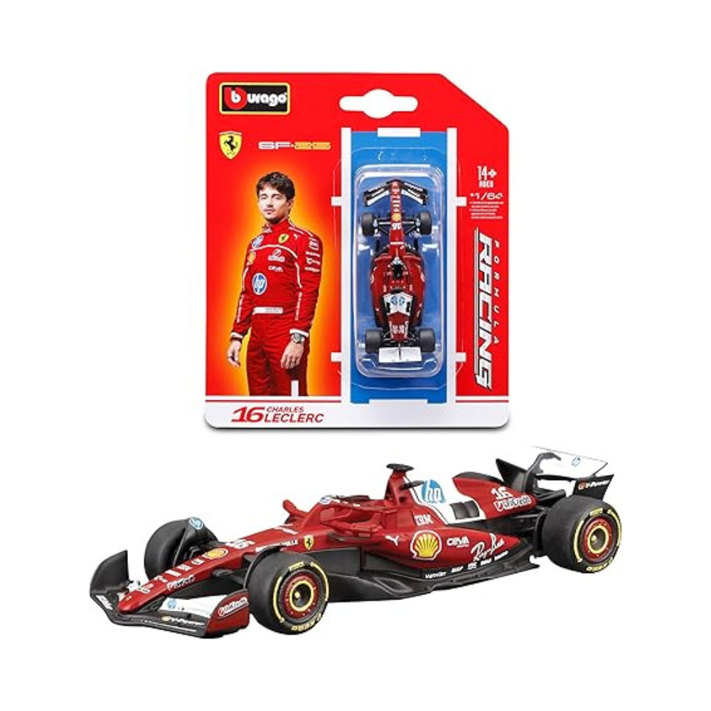 BURAGO 1/64 FERRARI SF-25 W/O HELMET