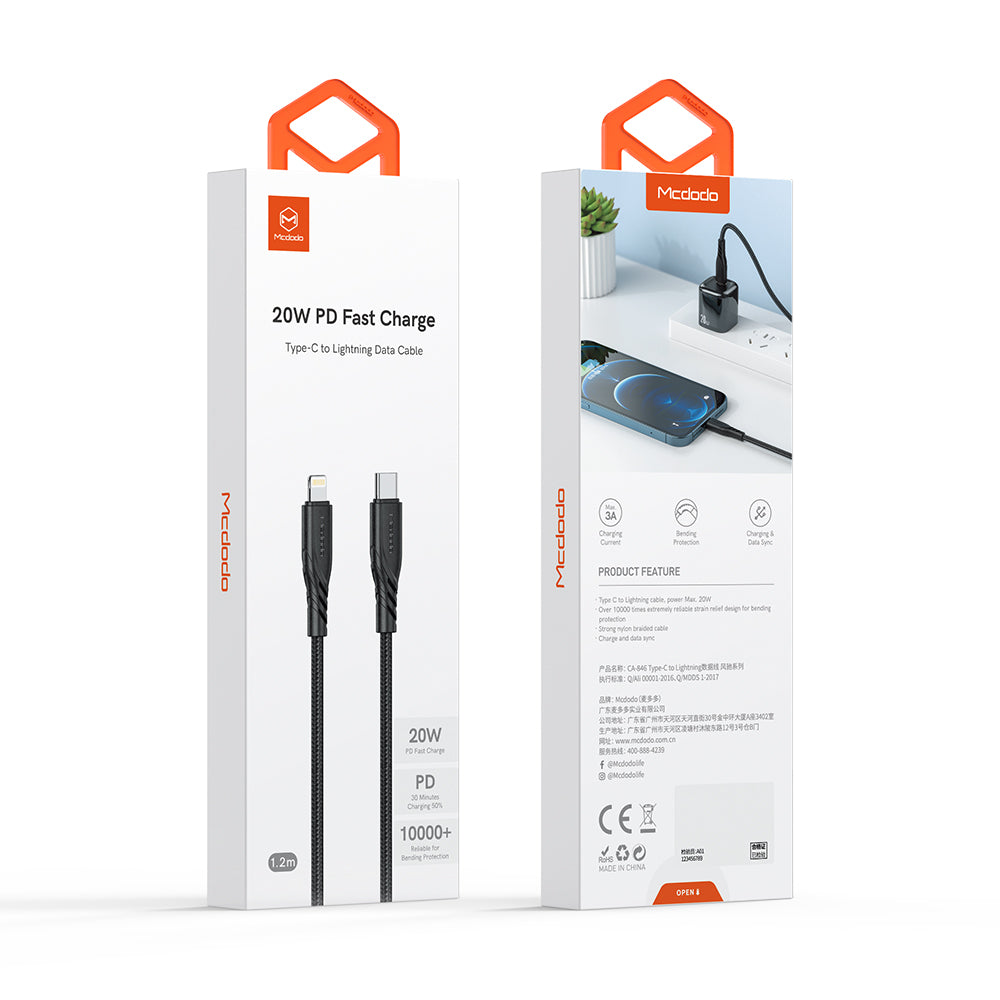 Mcdodo 65W Type-C to Type-C Data Cable 1.5m