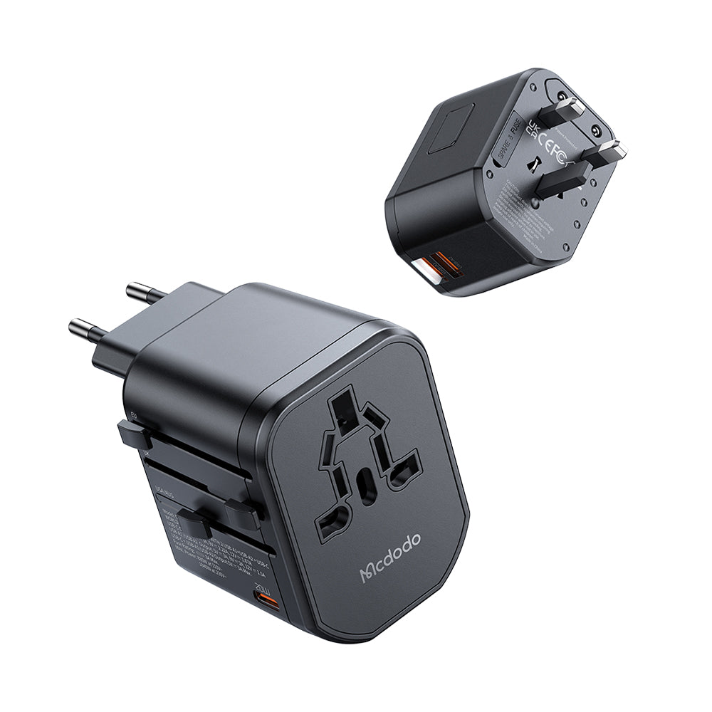 Mcdod 20W 1C+2A+1AC Universal Travel Adapter (UK/US/EU/AU)