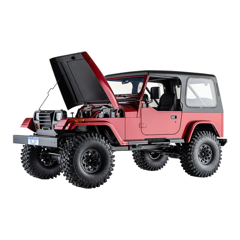 FMS 1:10 ROCHOBBY Mashigan RC Rock Crawler RS Red 4WD