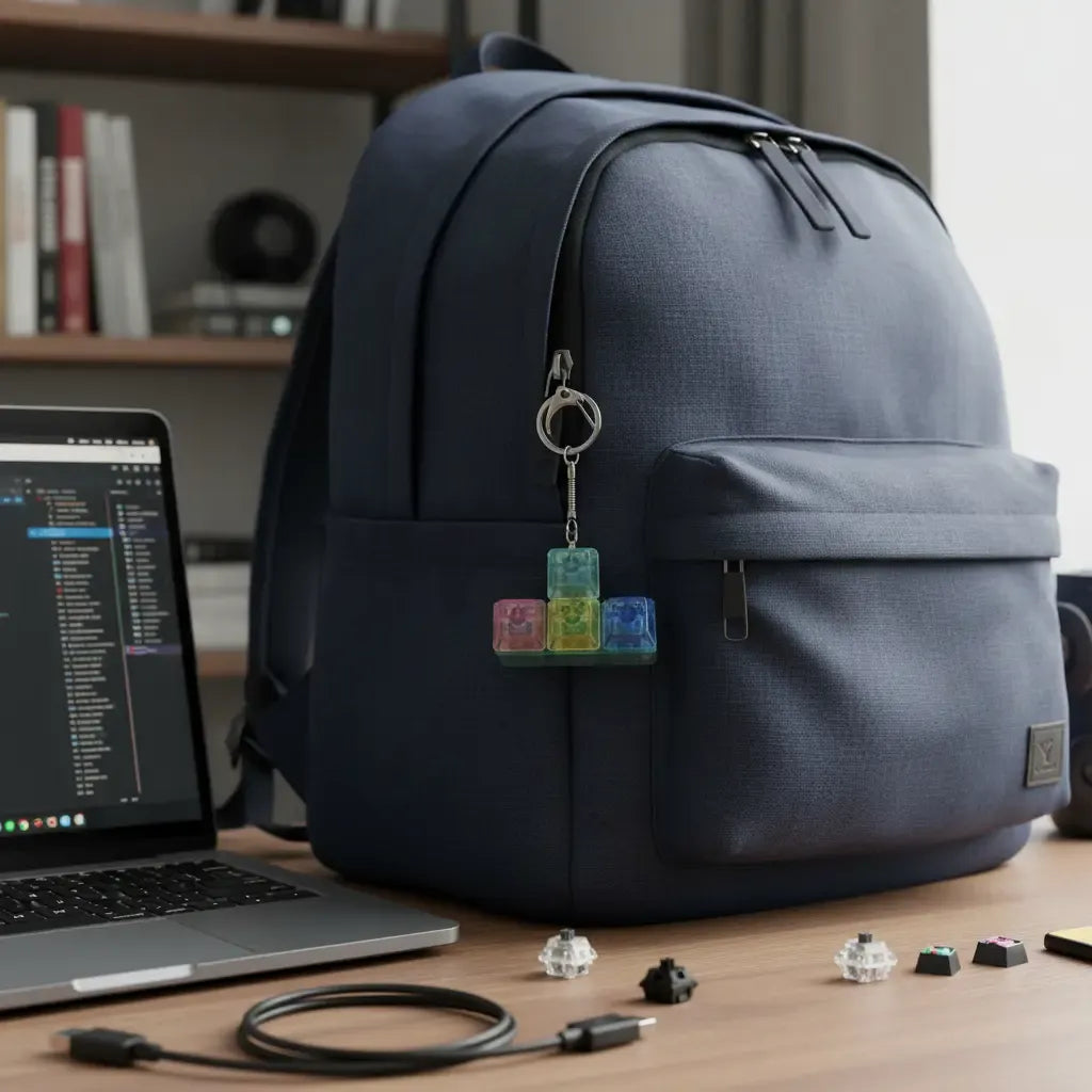 Clicky Keychain - Puzzle Shapes