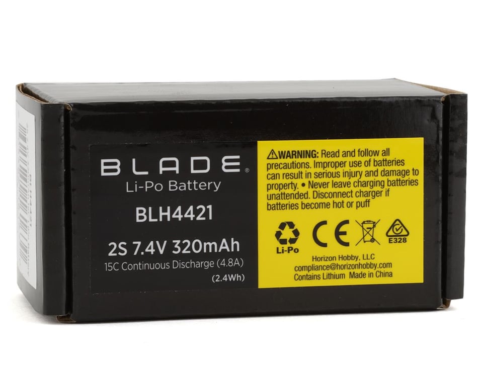 2S 320mAh LiPo: 150 FX