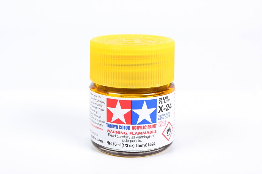 TAMIYA ACRILICO MINI X-24 CLEAR YELLOW