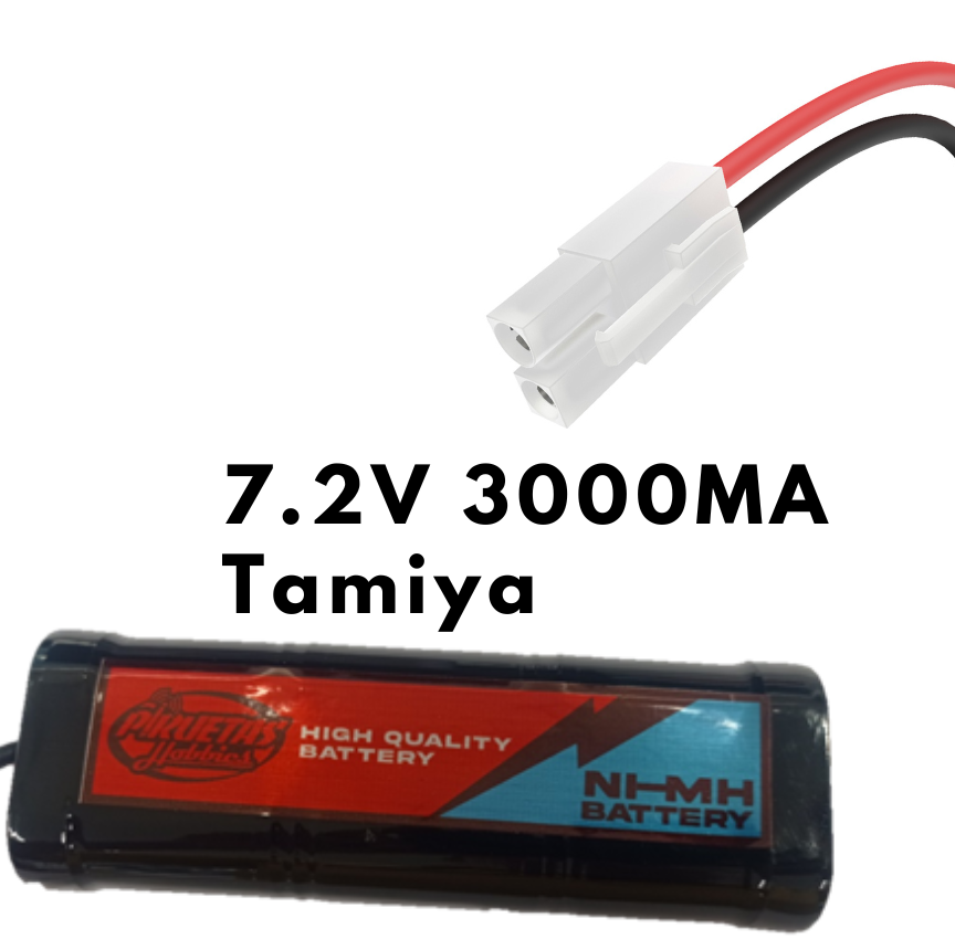 3000mAh+T-connector(tamiya) 7.2V