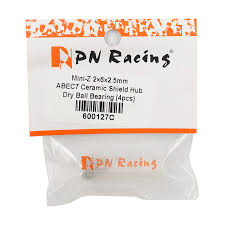 PN Racing Mini-Z ABEC7 Ceramic 2x6x2.5mm Shield Hub Dry Ball Bearing (4pcs)
