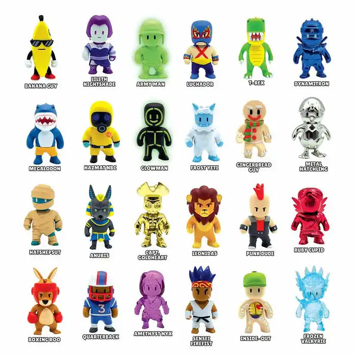 STUMBLE GUYS 3D Figures - window box 3 pcs