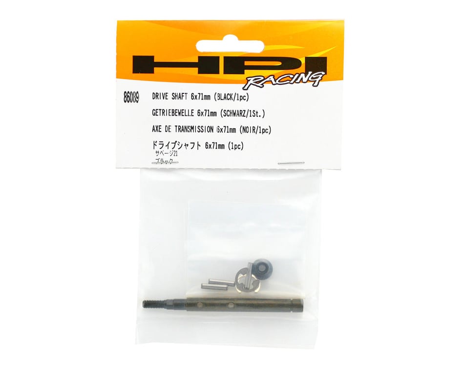 Hpi Racing Drive Shaft 6x71mm Black
