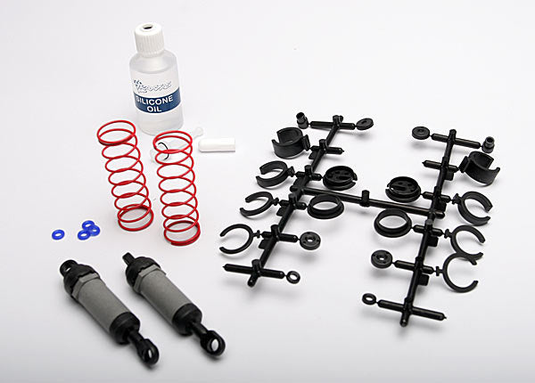 TRAXXAS Long Gray Front Ultra Shocks with Springs (2)
