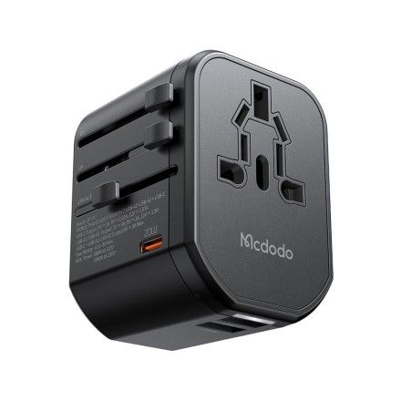 Mcdod 20W 1C+2A+1AC Universal Travel Adapter (UK/US/EU/AU)