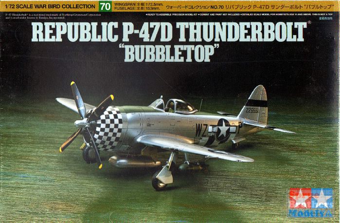 Tamiya 1/72 P-47D Thunderbolt Bubbletop