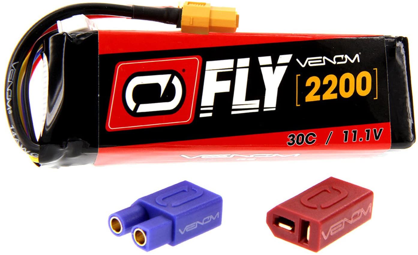 VENOM 25077 FLY 30C 3S 2200MAH 11.1V LIPO BATTERY WITH UNI 2.0 PLUG