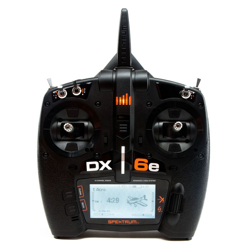 DX6E 6- CHANNEL DSMX TRASMITER ONLY
