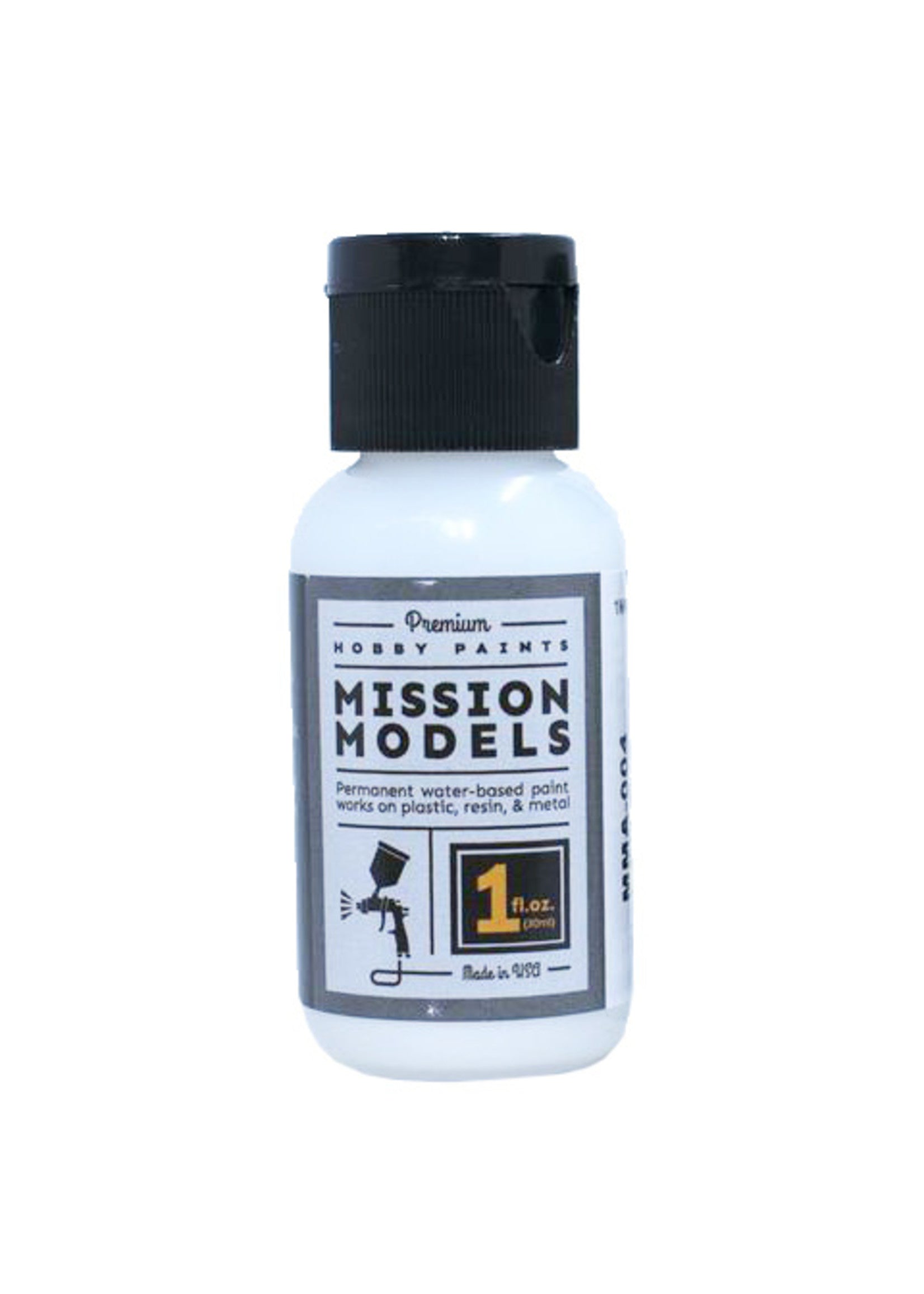 Flat Clear Coat 1oz Water Based Acrylic Paint