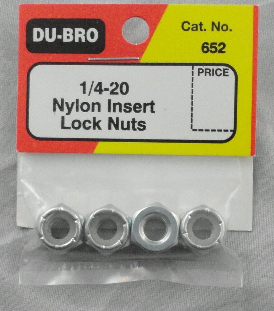 652 Nyln Insrt Lcknut 1/4-20