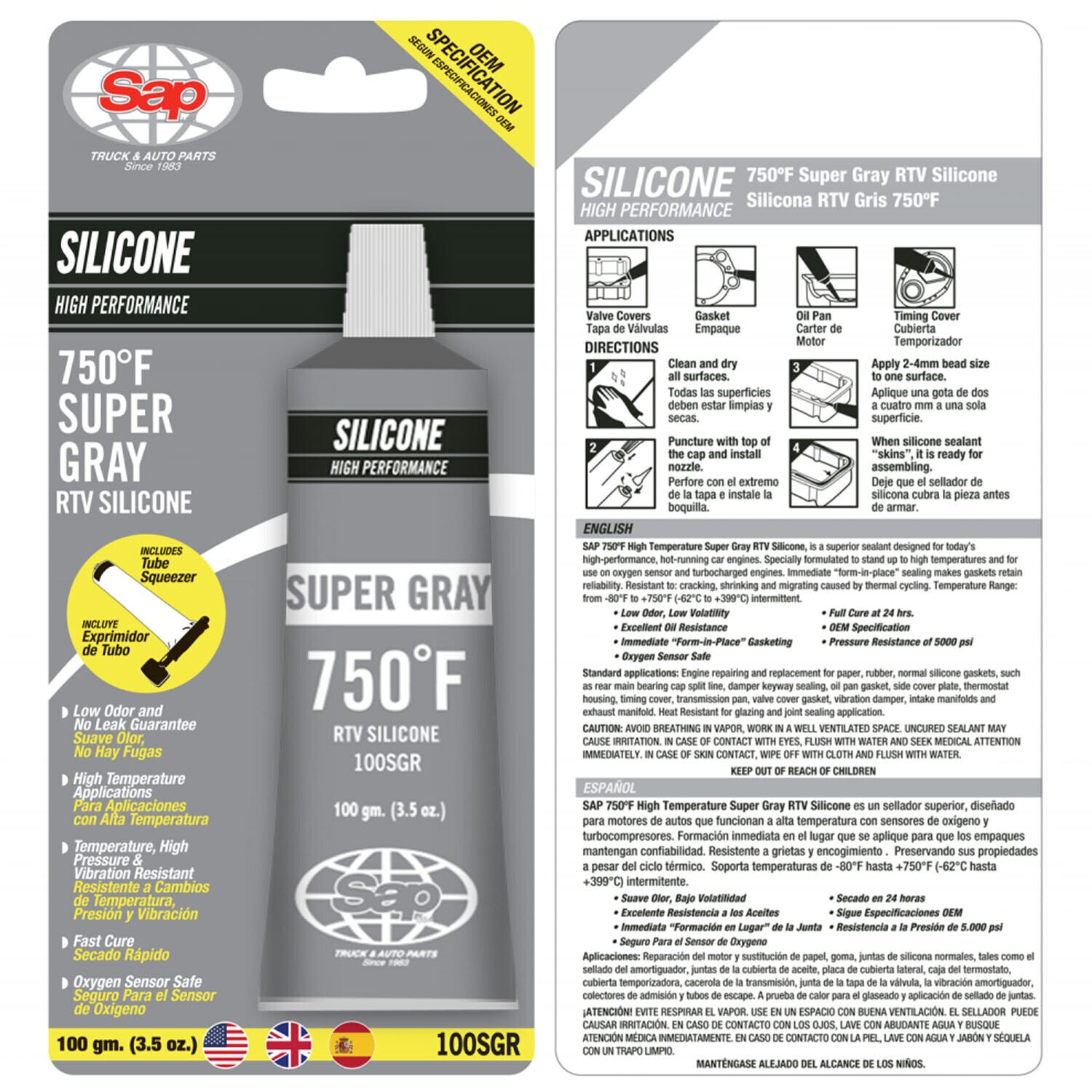 Sd5 Silicone Deflector Gray