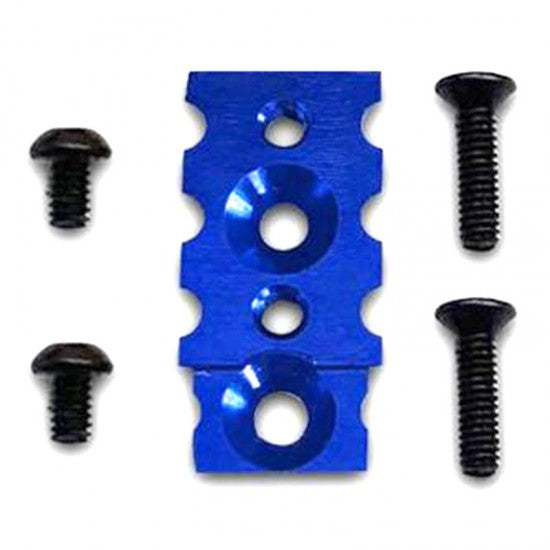 PN Racing Mini-Z MR03 High Clamp Force T-Plate Mount (Blue)
