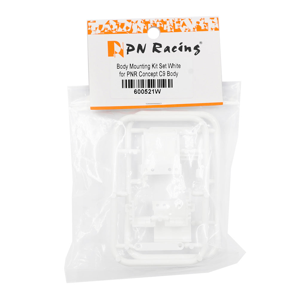 PN Racing Body Mounting Kit Set White For PNR Concept C9 Body