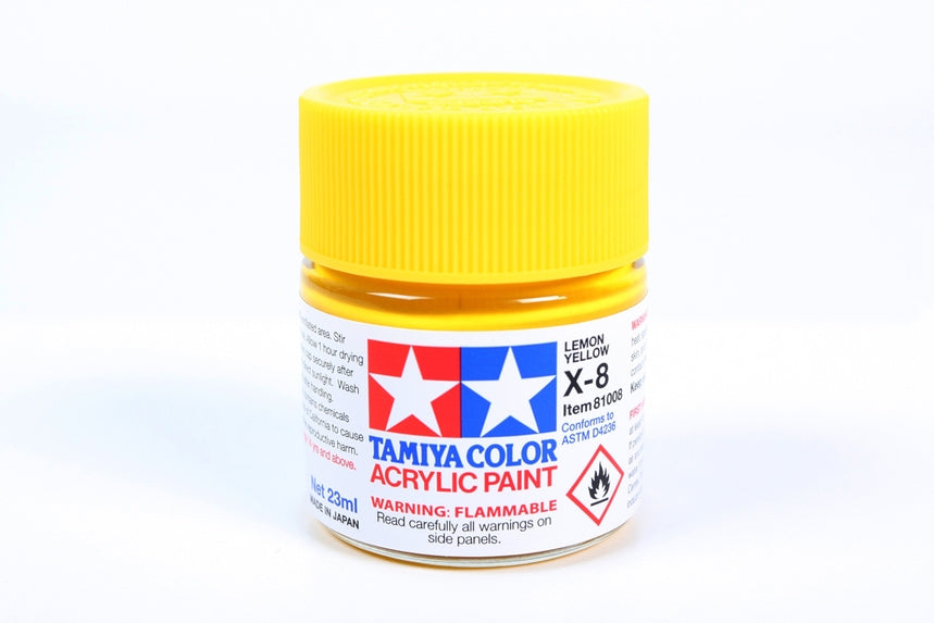 TAMIYA ACRILICO X-8 LEMON YELLOW