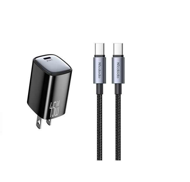 Mcdodo	45W 1C Charger (US) +C to C cable 1.2m