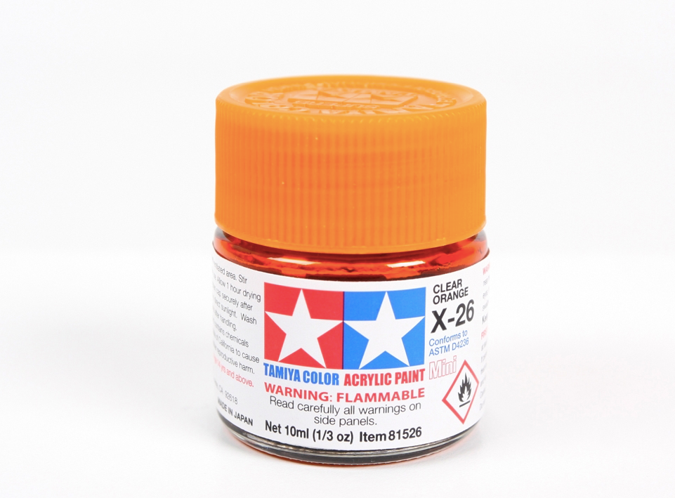 TAMIYA ACRILICO X-26 GLOSS CLEAR ORANGE