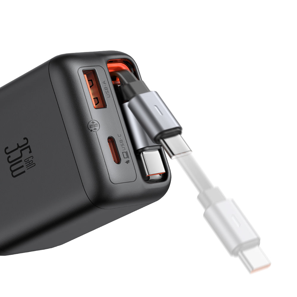 Mcdodo 	35W 1C+1A GaN Charger Built-in 65cm retractable USB-C