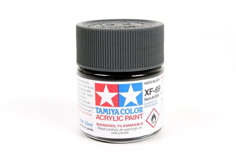 TAMIYA ACRILICO XF-69 NATO BLACK