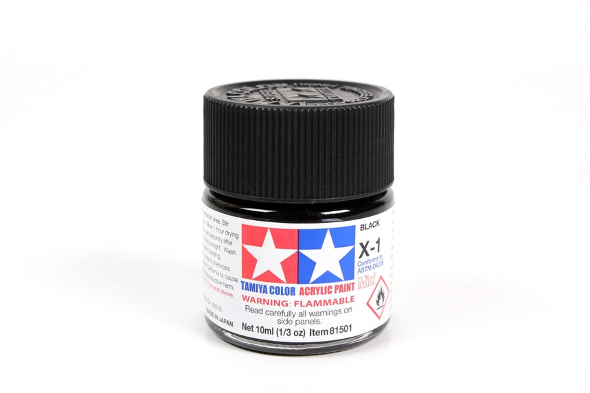 TAMIYA ACRILICO X-1 GLOSS BLACK