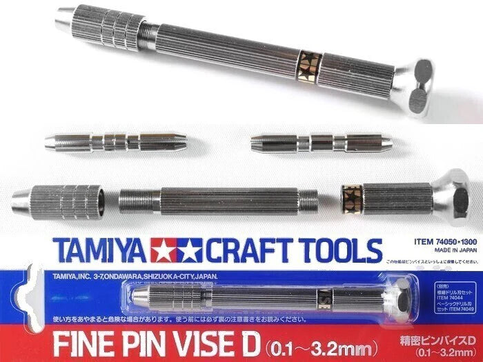 TAMIYA TOOLS FINE PIN VISE D ( 0.1 -3.2 MM)