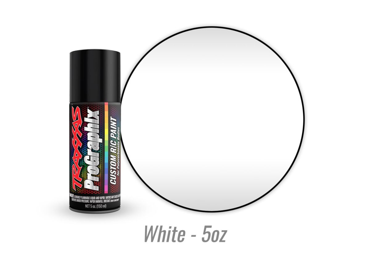 TRAXXAS White ProGraphix Spray Paint (5 oz)