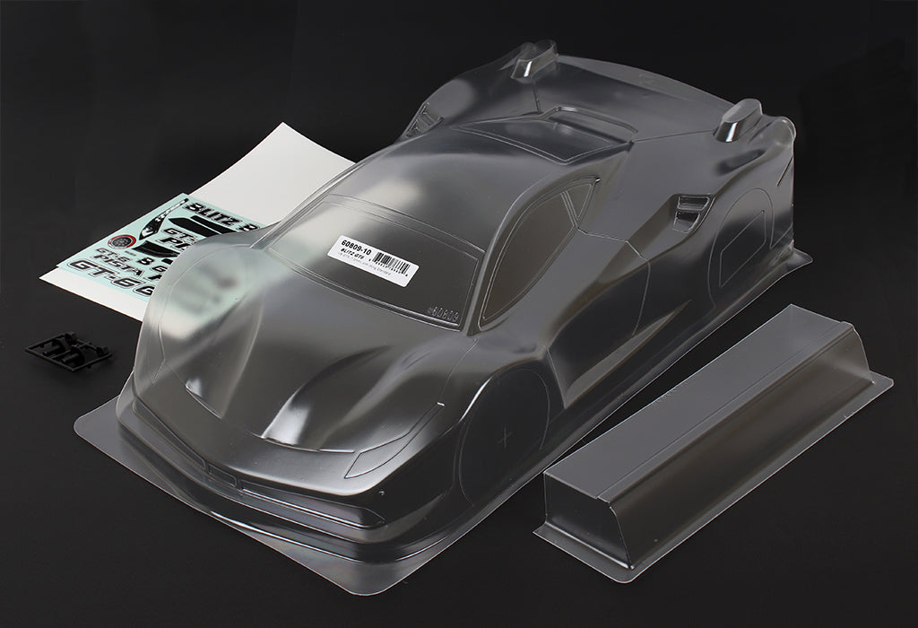 BODY FURY 1/8TH ON-ROAD GT BODY-SHELL (1.0MM) WITH 299MM WING SET 
