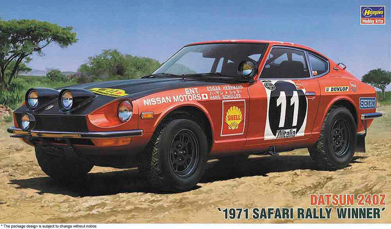 1/24 Datsun 240Z, 1971 Safari Rally