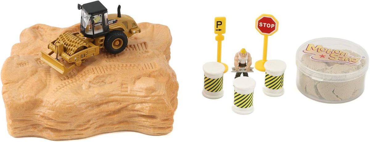 1:87 CAT CS56 PADFOOT ROLLER EARTH MOVER PLAYSET