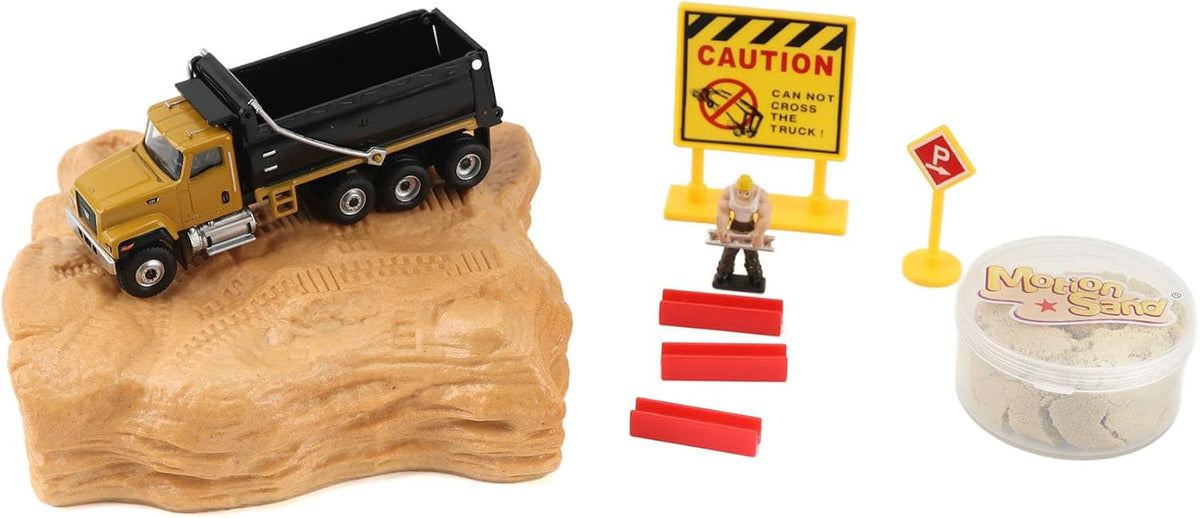 1:87 CAT CT681 DUMP TRUCK EARTH MOVER PLAYSET