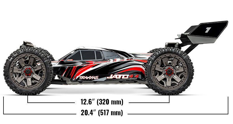TRAXXAS JATO 4X4 1/10  BL-2S