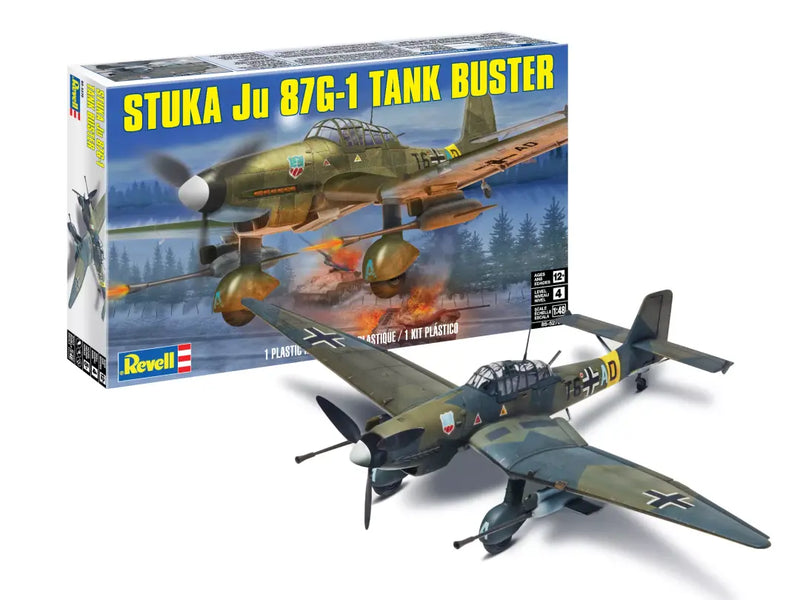 REVELL 1/48 Stuka Dive Bomber Ju87G-1