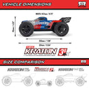 ARRMA 1/16 MINI KRATON 3S DSC 4X4 RTR Brushless Speed